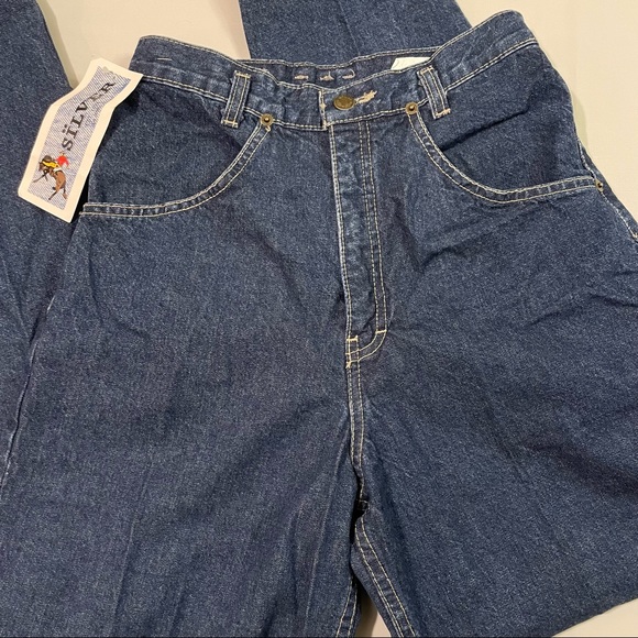 Vintage Women’s Silver Jeans Size 29/31 Mom Jeans High Waisted NWT! - Picture 2 of 13